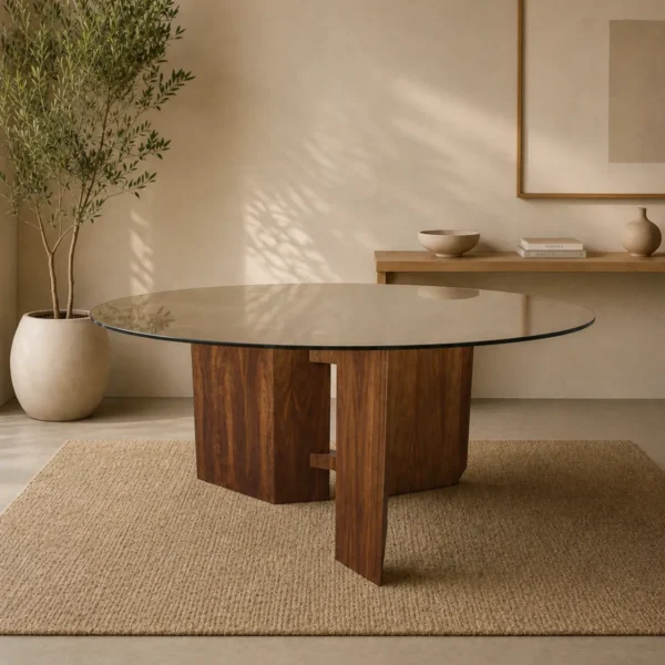 Mesa de Comedor Geo Cristal