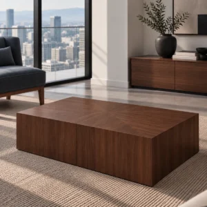 Mesa de Centro Cubo Madera