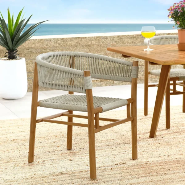 Silla de Comedor Exterior Vienna Curvo Set de 2